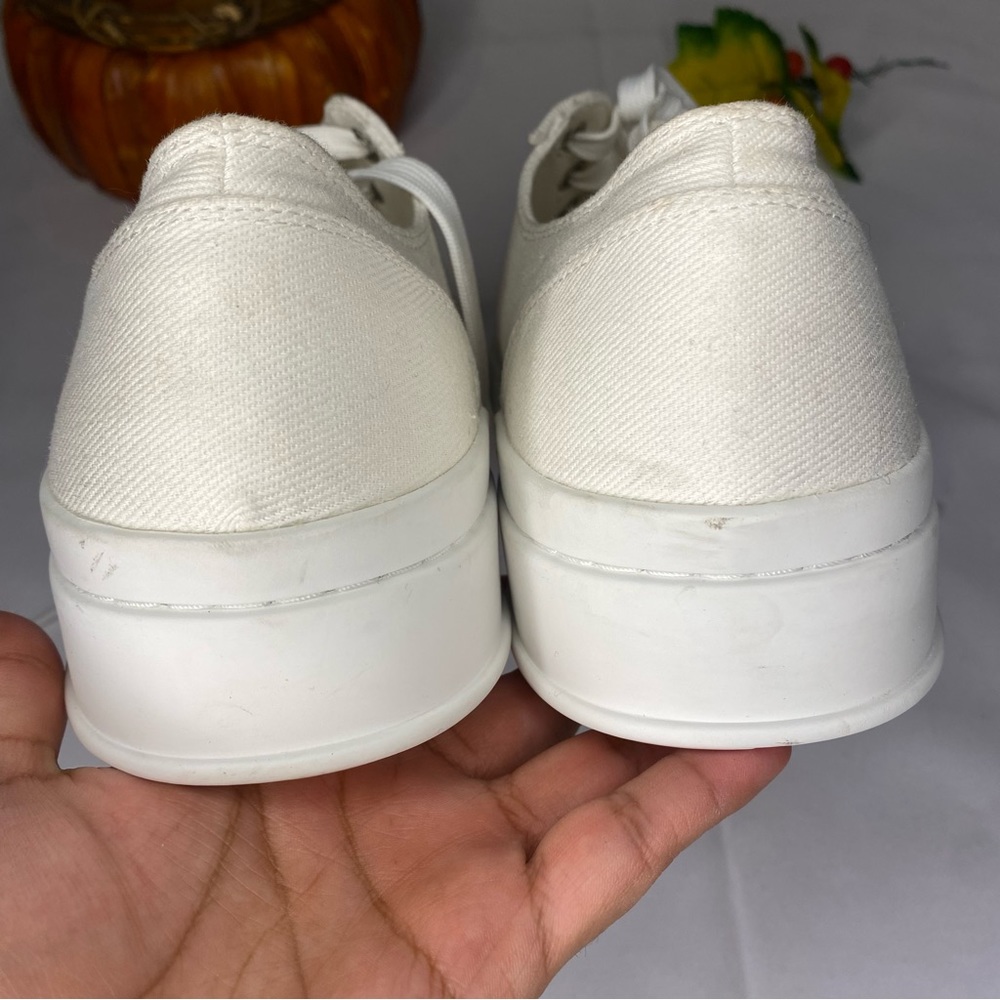 Stuart Weitzman Sammy Platform Canvas Low Top
Sneakers Size 9.5 - Picture 10 of 16